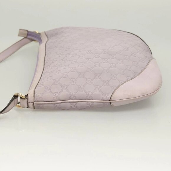 GUCCI GG Canvas Guccissima Bag Leather Outlet Purple Gold 272380 Auth BA2809 - Picture 6 of 16